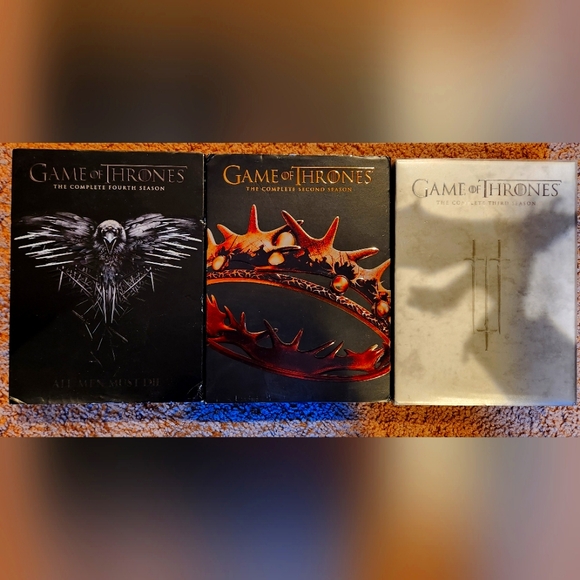 Game of Thrones Season 2 , 3 and 4 Series DVDs - Picture 1 of 2